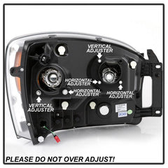Dodge Headlight Set - Black Patch Performance - SPYD5085306