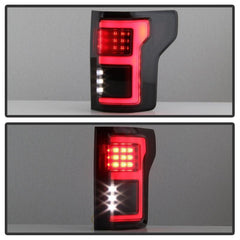 15-18 Ford F-150 Tail Light Set - Black Patch Performance - SPYD5085337