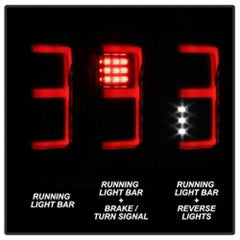 15-18 Ford F-150 Tail Light Set - Black Patch Performance - SPYD5085337
