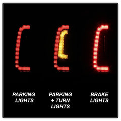 05-15 Toyota Tacoma Tail Light Set - Black Patch Performance - SPYD5085474