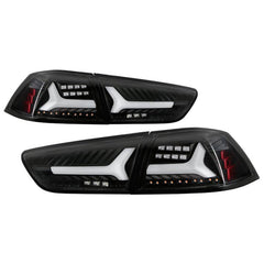 08-14 Mitsubishi Lancer Tail Light Set - Black Patch Performance - SPYD5088130