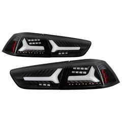 08-14 Mitsubishi Lancer Tail Light Set - Black Patch Performance - SPYD5088130