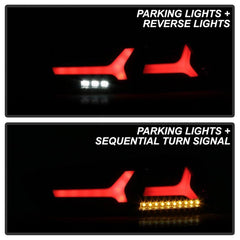 08-14 Mitsubishi Lancer Tail Light Set - Black Patch Performance - SPYD5088130