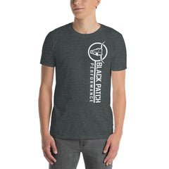 Stack and Flag Shirt with Big Black Patch Logo - from Black Patch Performance