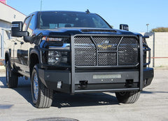 24-26 Chevrolet Silverado 2500/3500 Steelcraft Elevation Series Textured Black Front Bumper - 6010444c - Black Patch Performance - STEE6010444C