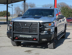 22-25 Chevrolet Silverado 1500 Steelcraft Elevation Series Textured Black Front Bumper - 6010495c - Black Patch Performance - STEE6010495C