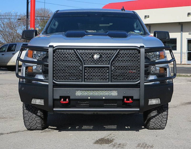 22-25 Chevrolet Silverado 1500 Steelcraft Elevation Series Textured Black Front Bumper - 6010495c - Black Patch Performance - STEE6010495C