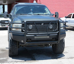 99-04 Ford F250/F350 Steelcraft Elevation Series Textured Black Front Bumper - 6011300 - Black Patch Performance - STEE6011300