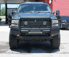 99-04 Ford F250/F350 Steelcraft Elevation Series Textured Black Front Bumper - 6011300 - Black Patch Performance - STEE6011300