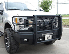 17-22 Ford F250/F350 Steelcraft Elevation Series Textured Black Front Bumper - 6011380cc - Black Patch Performance - STEE6011380CC