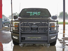 21-23 Ford F150 Steelcraft Elevation Series Textured Black Front Bumper - 6011430cc - Black Patch Performance - STEE6011430CC