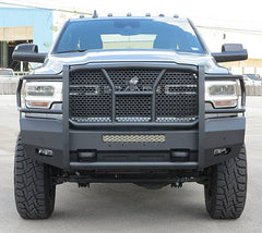 19-24 Ram 2500/3500 Steelcraft Elevation Series Textured Black Front Bumper - 6012280c - Black Patch Performance - STEE6012280C