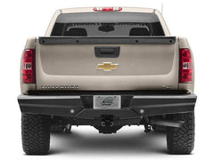 07-13 Chevrolet Silverado 1500 Steelcraft Elevation Series Textured Black Rear Bumper - 6520400 - Black Patch Performance - STEE6520400