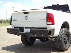 10-25 Ram 1500/2500/3500 Steelcraft Elevation Series Textured Black Rear Bumper - 6522260 - Black Patch Performance - STEE6522260