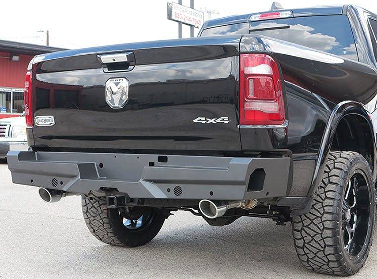 19-24 Ram 1500 Steelcraft Elevation Series Textured Black Rear Bumper - 6522270 - Black Patch Performance - STEE6522270