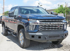 20-23 Chevrolet Silverado 2500/3500 Steelcraft Fortis Series Textured Black Front Bumper - 7110447 - Black Patch Performance - STEE7110447