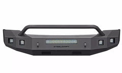 11-16 Ford F250/F350 Steelcraft Fortis Series Textured Black Front Bumper - 7111370hp - Black Patch Performance - STEE7111370HP