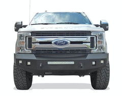 17-22 Ford F250/F350 Steelcraft Fortis Series Textured Black Front Bumper - 7111380 - Black Patch Performance - STEE7111380