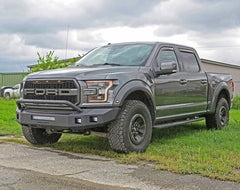 23-26 Ford F250/F350 Steelcraft Fortis Series Textured Black Front Bumper - 7111425hp - Black Patch Performance - STEE7111425HP