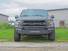 23-26 Ford F250/F350 Steelcraft Fortis Series Textured Black Front Bumper - 7111425hp - Black Patch Performance - STEE7111425HP
