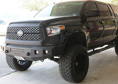 07-21 Toyota Tundra Steelcraft Fortis Series Textured Black Front Bumper - 7113380 - Black Patch Performance - STEE7113380