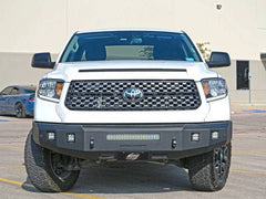 07-21 Toyota Tundra Steelcraft Fortis Series Textured Black Front Bumper - 7113380 - Black Patch Performance - STEE7113380