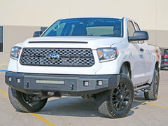 07-21 Toyota Tundra Steelcraft Fortis Series Textured Black Front Bumper - 7113380 - Black Patch Performance - STEE7113380