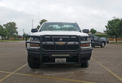 14-18 Chevrolet Silverado 1500 Steelcraft Elevation Series Textured Black Front Bumper - al6010420 - Black Patch Performance - STEEAL6010420