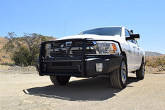 13-18 Ram 1500 & 19-24 Ram 1500 Classic Steelcraft Elevation Series Textured Black Front Bumper - al6012250 - Black Patch Performance - STEEAL6012250