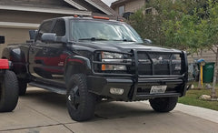 2003-2007 Chevrolet Silverado 2500/3500 Steelcraft HD Series Gloss Black Front Bumper - HD10400R - Black Patch Performance - STEEHD10400R