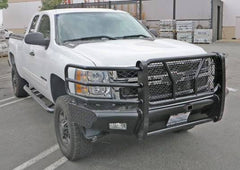 2007.5-2014 Chevrolet Silverado 2500/3500Steelcraft HD Series Gloss Black Front Bumper - HD10410R - Black Patch Performance - STEEHD10410R