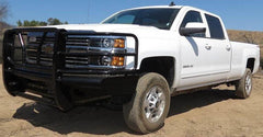 2015-2019 Chevrolet Silverado 2500/3500 Steelcraft HD Series Gloss Black Front Bumper - HD10440R - Black Patch Performance - STEEHD10440R