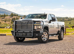 2020-2023 Chevrolet Silverado 2500/3500 Steelcraft HD Series Gloss Black Front Bumper - HD10447RCW - Black Patch Performance - STEEHD10447RCW