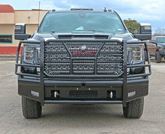 2020-2023 GMC Sierra 2500/3500 Steelcraft HD Series Gloss Black Front Bumper - HD10465RC - Black Patch Performance - STEEHD10465RC