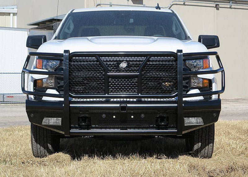 2022-2025 Chevrolet Silverado 1500 Steelcraft HD Series Gloss Black Front Bumper - HD10495RC - Black Patch Performance - STEEHD10495RC