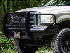 1999-2007 Ford F250/F350Steelcraft HD Series Gloss Black Front Bumper - HD11300R - Black Patch Performance - STEEHD11300R