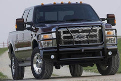 2008-2010 Ford F250/F350 Steelcraft HD Series Gloss Black Front Bumper - HD11320R - Black Patch Performance - STEEHD11320R