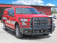 2015-2017 Ford F150 Steelcraft HD Series Gloss Black Front Bumper - HD11410RCC - Black Patch Performance - STEEHD11410RCC