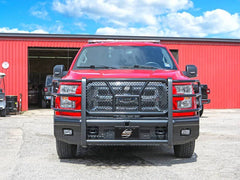 2015-2017 Ford F150 Steelcraft HD Series Gloss Black Front Bumper - HD11410RCC - Black Patch Performance - STEEHD11410RCC