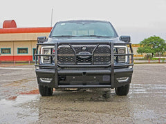 2021-2023 Ford F150 Steelcraft HD Series Gloss Black Front Bumper - HD11430RCC - Black Patch Performance - STEEHD11430RCC