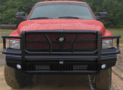 1994-2002 Dodge Ram 2500/3500 Steelcraft HD Series Gloss Black Front Bumper - HD12200R - Black Patch Performance - STEEHD12200R