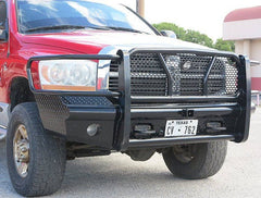 2006-2009 Dodge Ram 2500/3500 Steelcraft HD Series Gloss Black Front Bumper - HD12210R - Black Patch Performance - STEEHD12210R