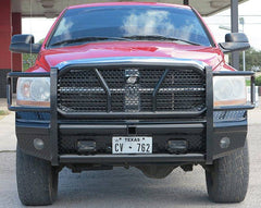 2006-2009 Dodge Ram 2500/3500 Steelcraft HD Series Gloss Black Front Bumper - HD12210R - Black Patch Performance - STEEHD12210R