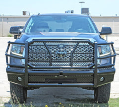 2014-2021 Toyota Tundra Steelcraft HD Series Gloss Black Front Bumper - HD13380RC - Black Patch Performance - STEEHD13380RC