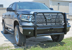 2014-2021 Toyota Tundra Steelcraft HD Series Gloss Black Front Bumper - HD13380RC - Black Patch Performance - STEEHD13380RC