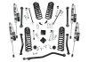 Superlift K196FX 4" Dual Rate Coil Lift Kit w/ Fox 2.0 Res Shocks - 20-23 Gladiator - Non Mojave - Black Patch Performance - SUPEK196FX