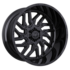 544B-2098117 20X9 8X6.50 (+17) TIS 544B (HB 125.2) - Black Patch Performance - TIS544B2098117