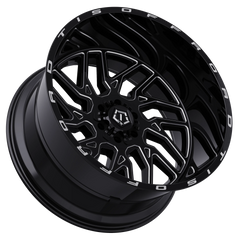 544BM-2440976S 24X14 5X5.00 / 5X5.50 (-76) TIS 544BM (HB 78) - Black Patch Performance - TIS544BM2440976S