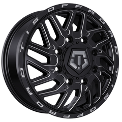 544BM-28292FS 20X8.25 8X210 (+127) TIS 544BM Dually (HB 154.3) - Black Patch Performance - TIS544BM28292FS