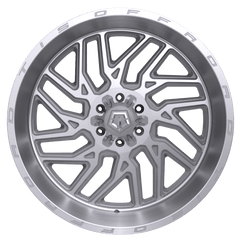 544BSM-2228744S 22X12 8X170 (-44) TIS 544BSM (HB 125.2) - Black Patch Performance - TIS544BSM2228744S